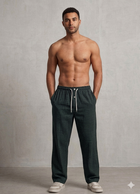 Skyna Woven Pajama - Cotton Relaxed Fit - Grey