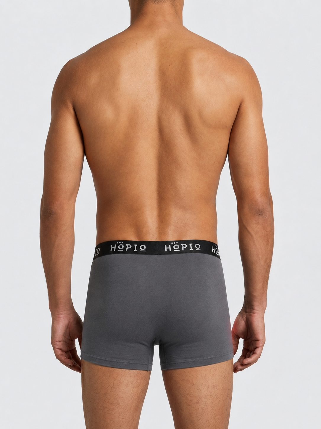 Skyna Men's Lightweight Boxer Briefs (Grey)